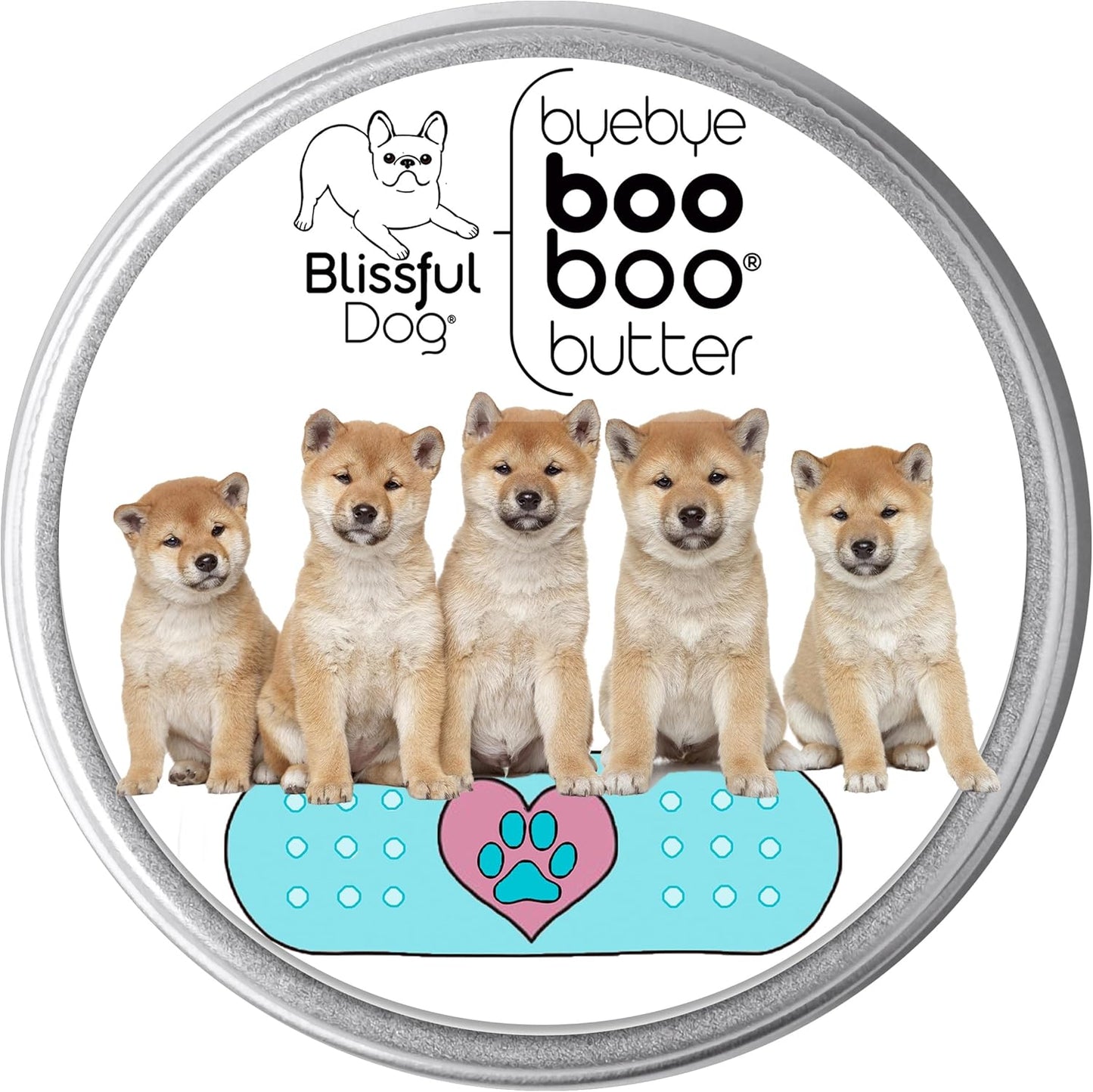 The Blissful Dog 8 oz TIN Shiba Inu Booboo Butter