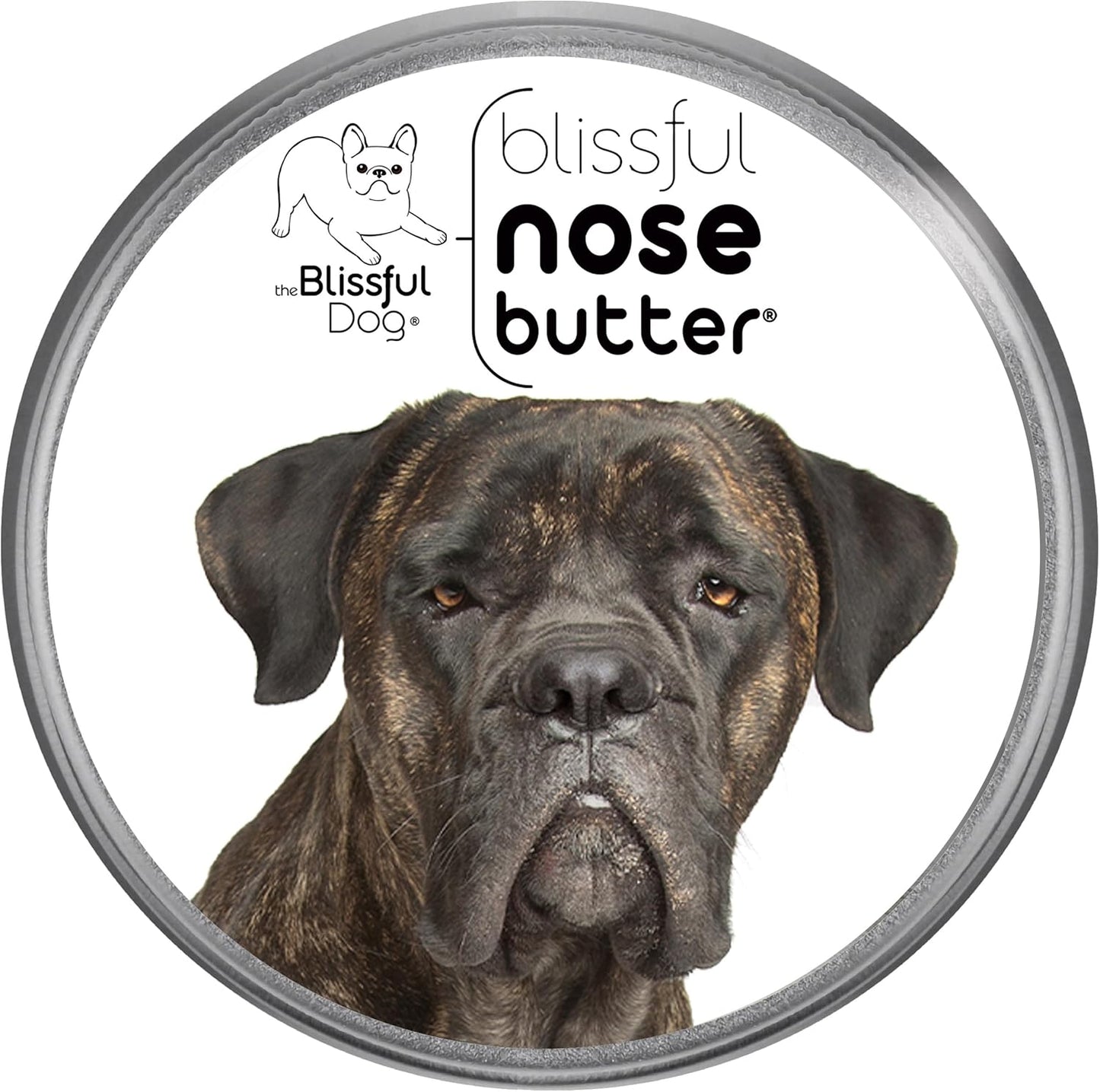 The Blissful Dog Cane Corso Nose Butter for Dry, Cracked Skin, Lick-Safe Dog Nose Balm with Moisturizing Shea Butter, Almond, Olive, and Essential Oils, Pet Supplies, Uncented, 2 oz.
