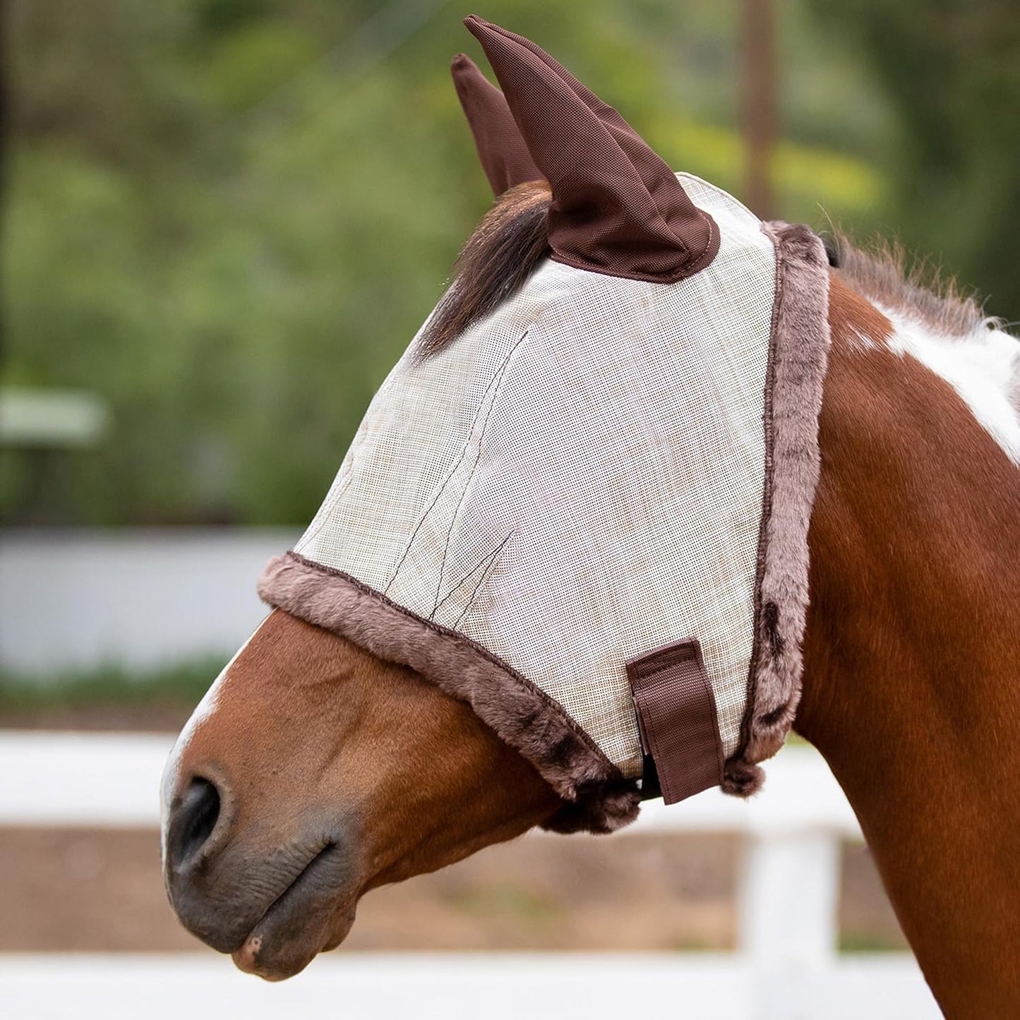 Kensington Signature Fly Mask w/Plush Fleece & Ears w/Forelock Hole Size