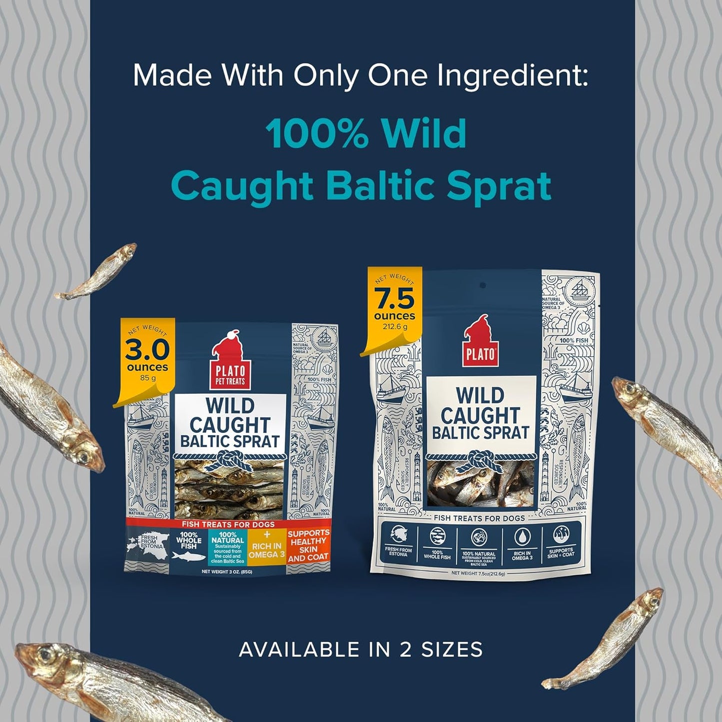 Plato Baltic Sprat 3oz