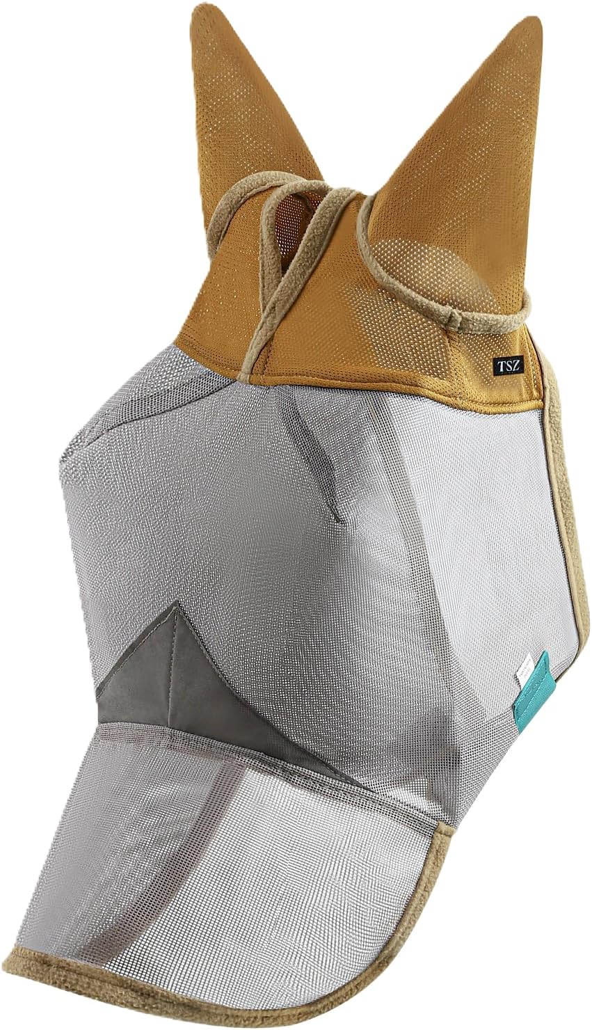 Fly Masks for Horses. Stops Sunburn, 70% Uv-Block. Breathable Fly Mask for Equines, Durable, Comfortable Fit for All-Day Protection. Horse Size, Fly Mask with Ears and Nose