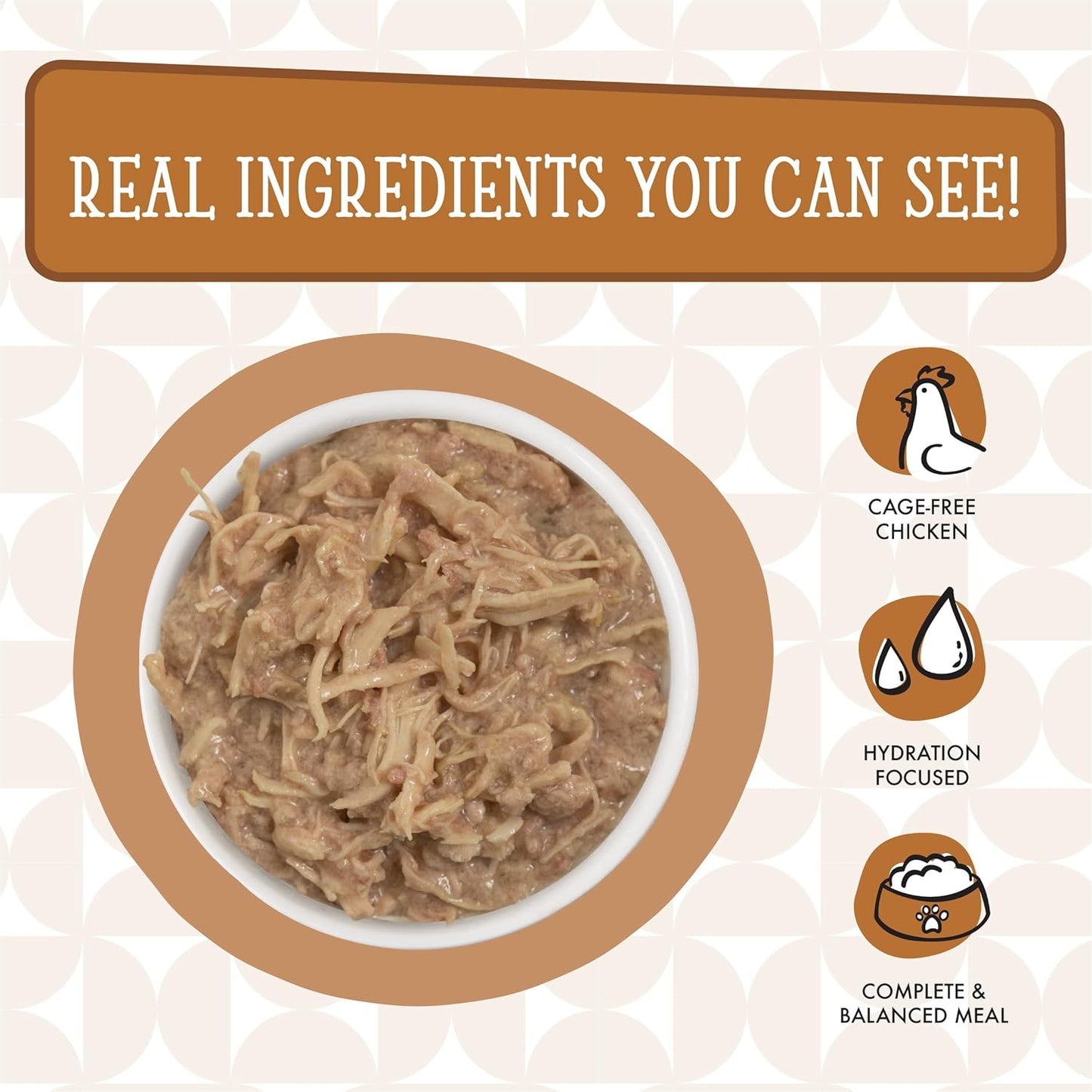 Weruva Cats in The Kitchen, Fowl Ball with Chicken & Turkey Au Jus Cat Food, 3.2oz Can (Pack of 24)