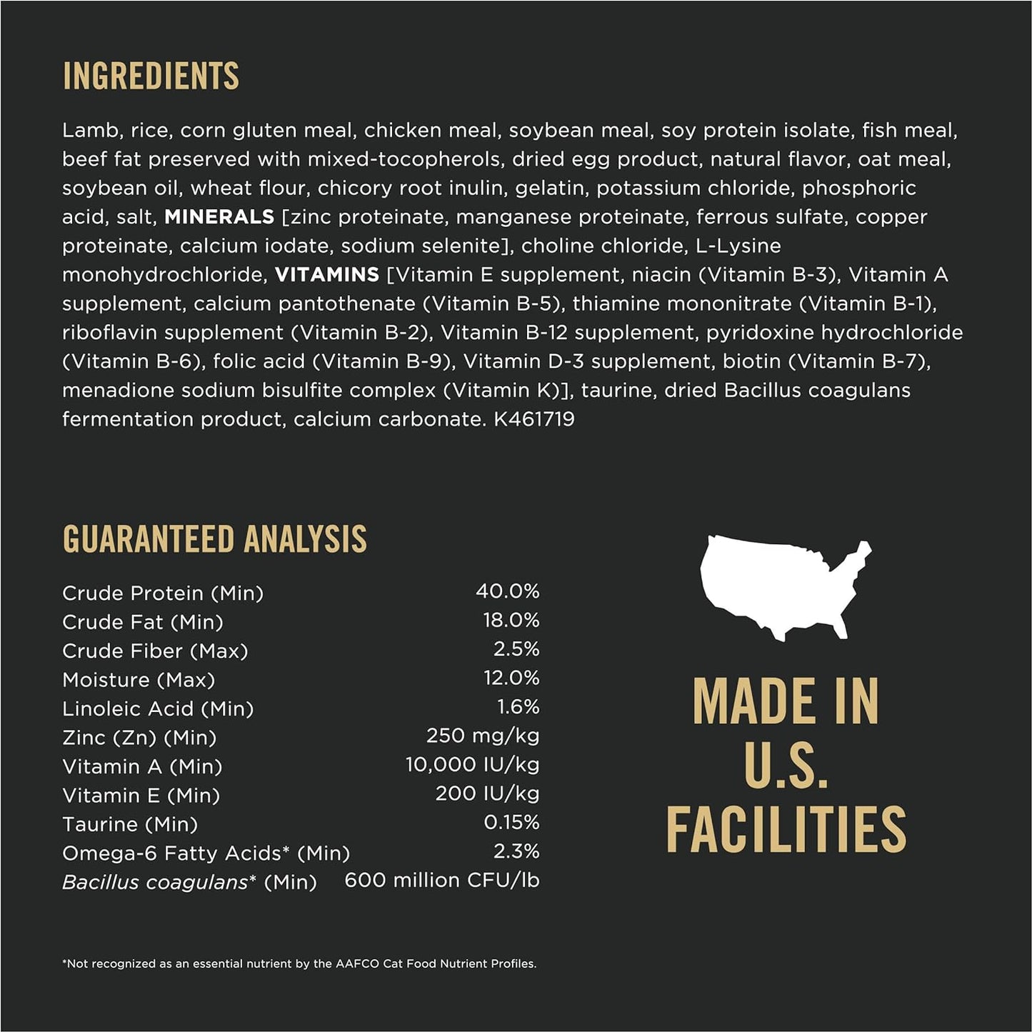 Purina Pro Plan Sensitive Skin and Stomach Cat Food, Lamb and Rice Formula - 7 lb. Bag