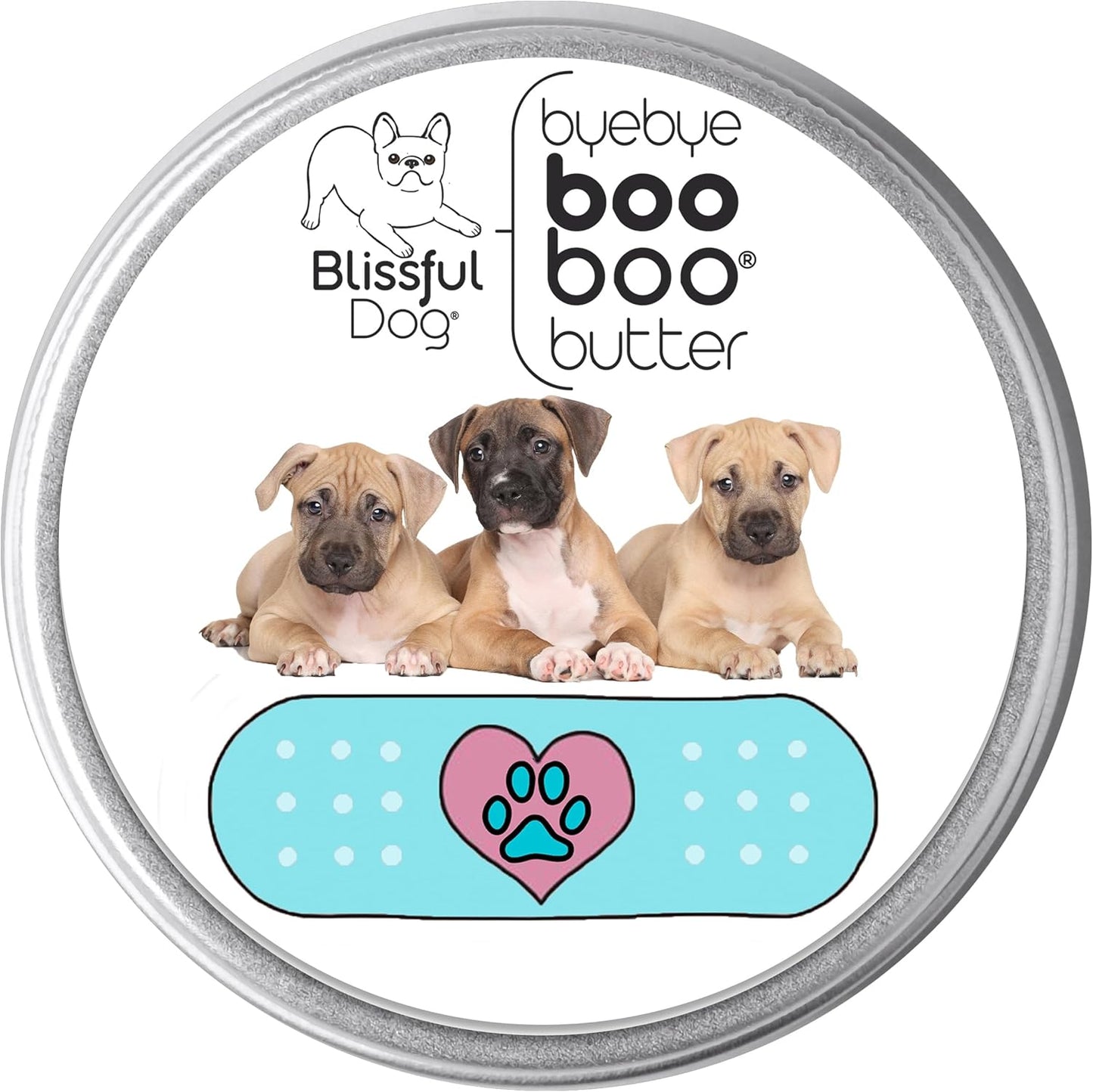 The Blissful Dog 1 oz TIN American Staffordshire Terrier Booboo Butter