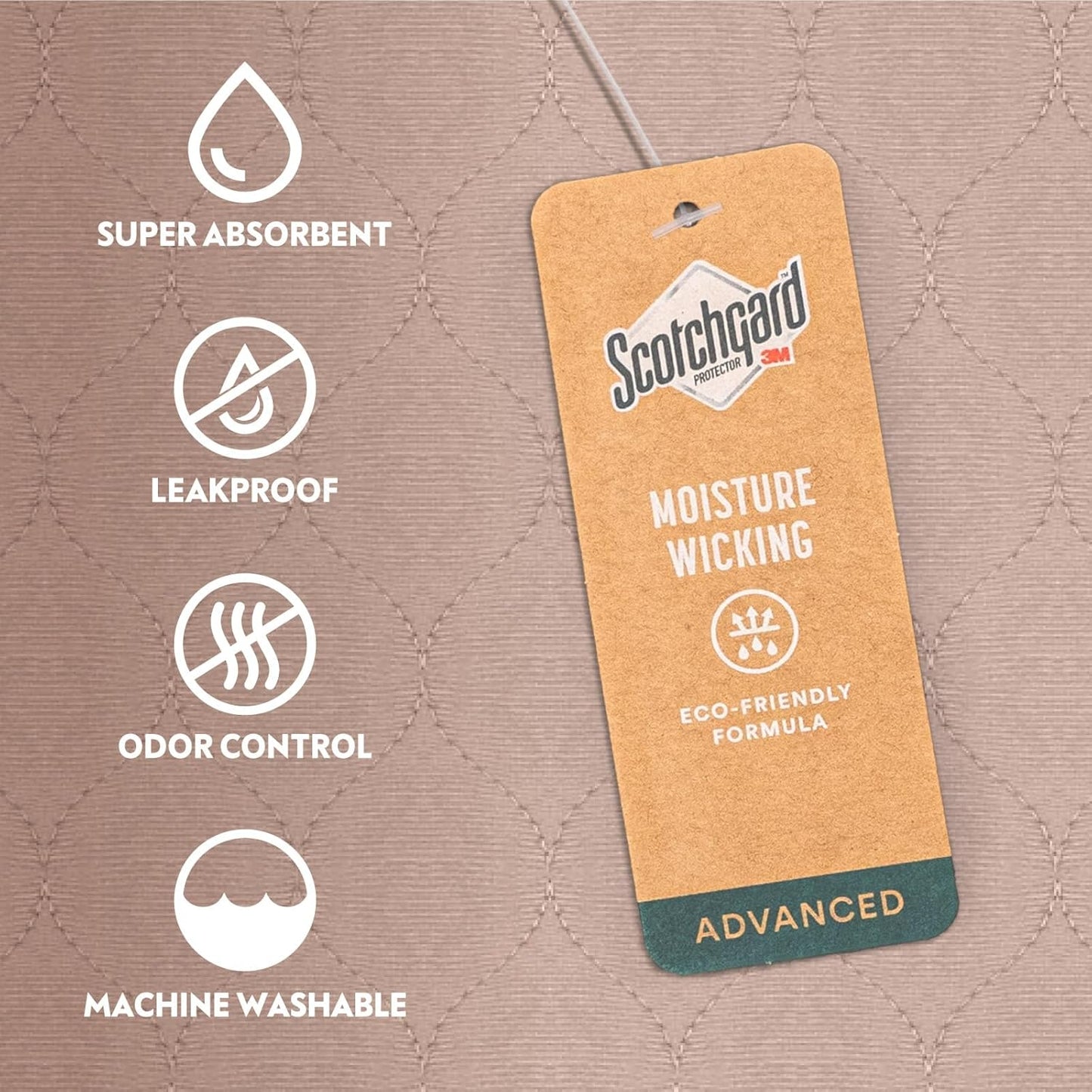 Paw Inspired Round Washable Pee Pads for Dogs (2 Pack), Reusable Puppy Pads for Potty Training, Whelping, Waterproof Mat, Leakproof, Non-Slip Liners (48 Inch, Pack of 2)