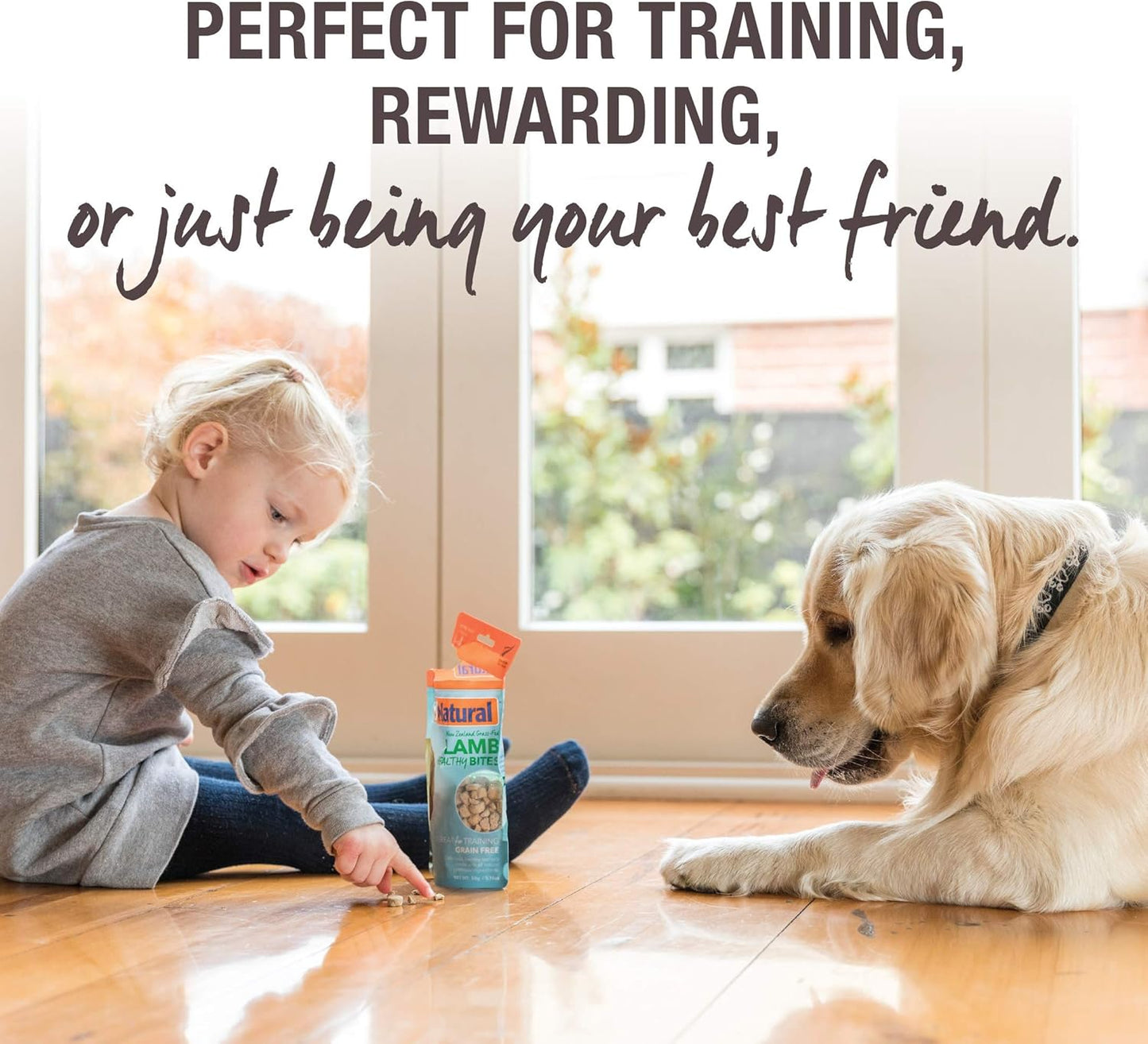 K9 Natural, Freeze-Dried Single Ingredient Dog Treats, High-Value, Low-Calorie Protein Bites for Active Dogs, Healthy Dog Training Treats, Grain-Free Reward, Chicken, 1.76oz (Pack of 2)