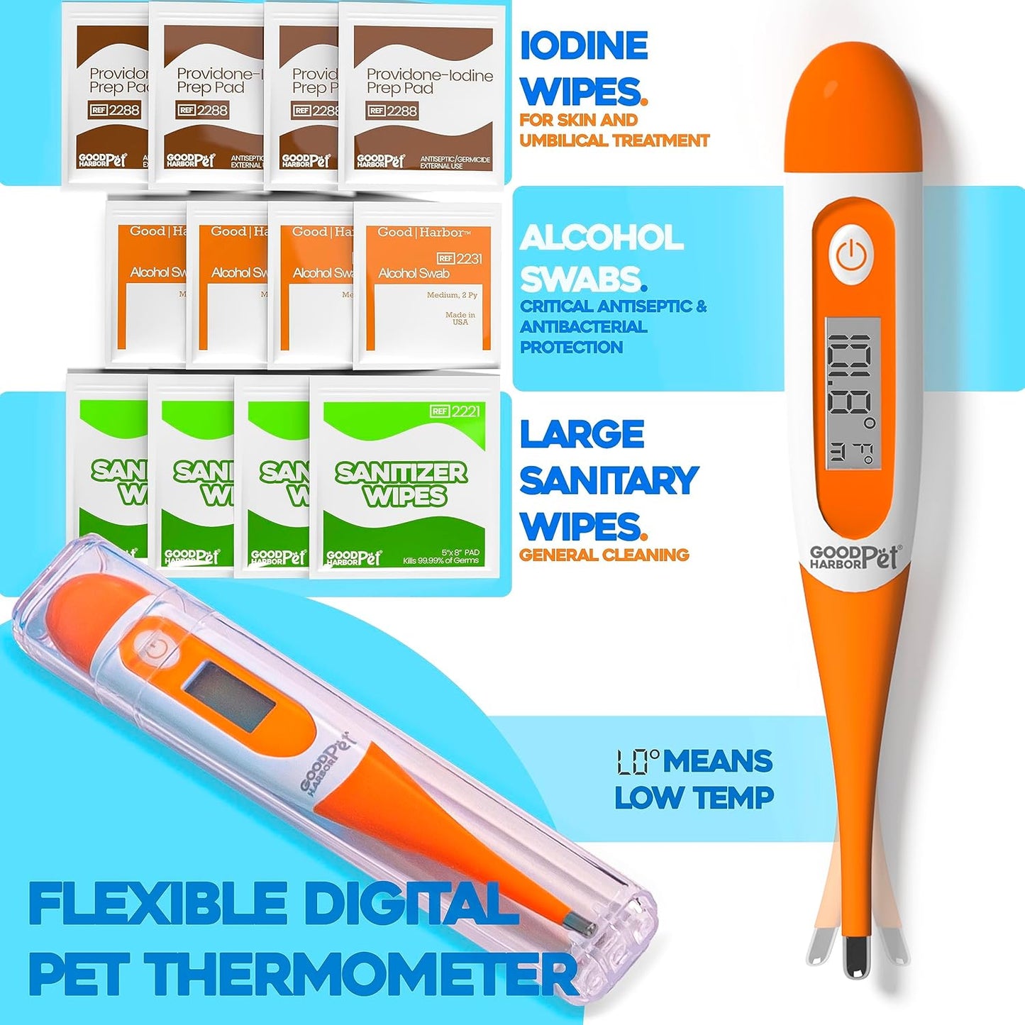 GoodHarborPet|Birthing Essentials Kit for Newborn Puppy, Kitten & Pets