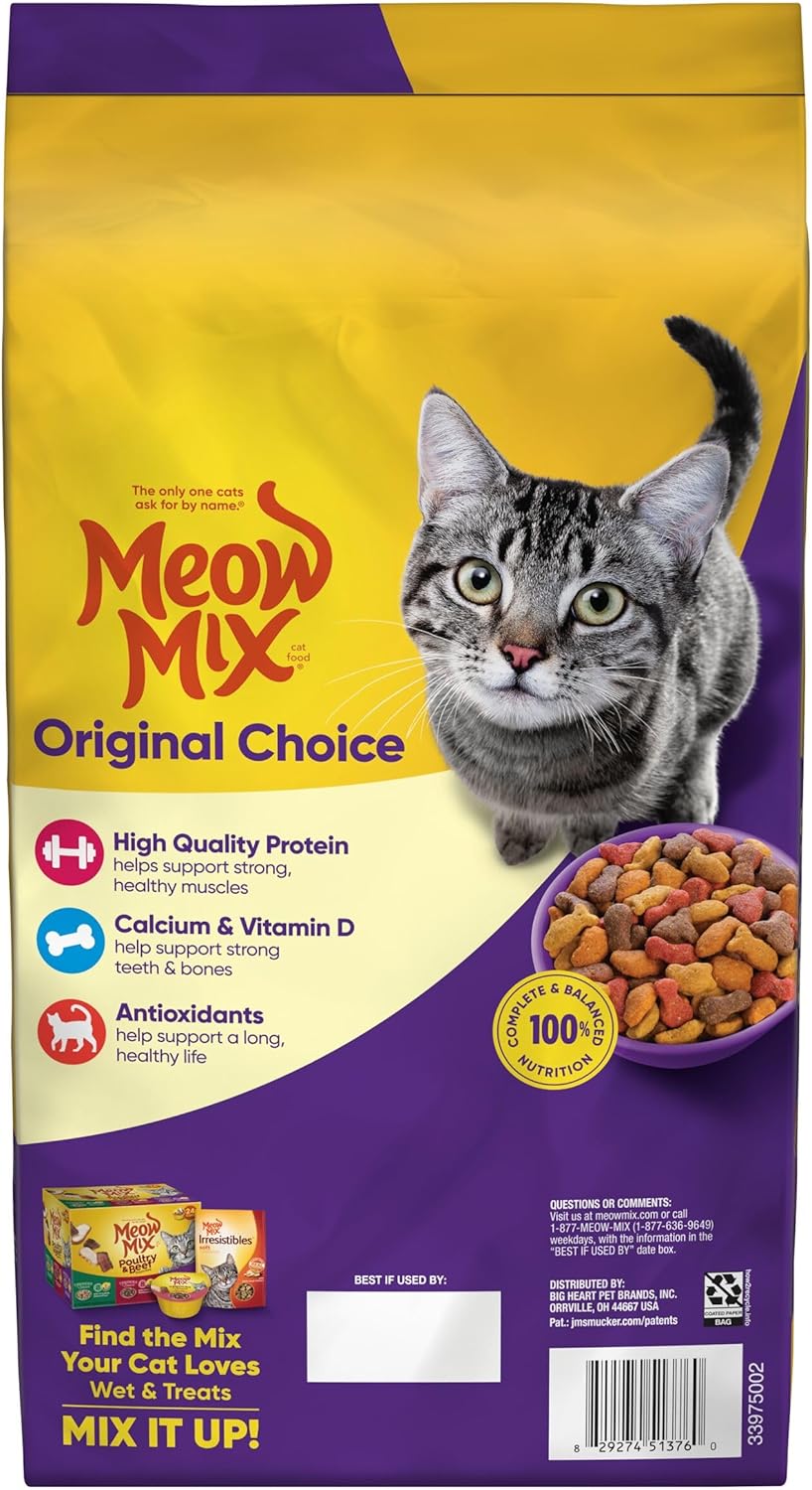 Meow Mix Cat Food, Original Choice, 6.3 lb