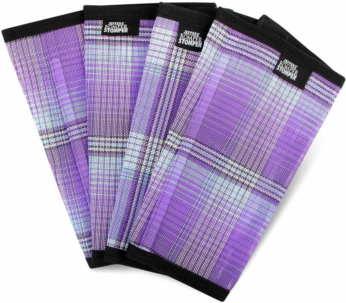 Jeffers Romper Stomper Fly Boots for Horses - Grey, Large – Breathable Mesh Leg Wraps for Insect Protection, Stable Accessories for Summer Turnout, Ride Gear, Horse Hoof & Leg Care - 4 Pack