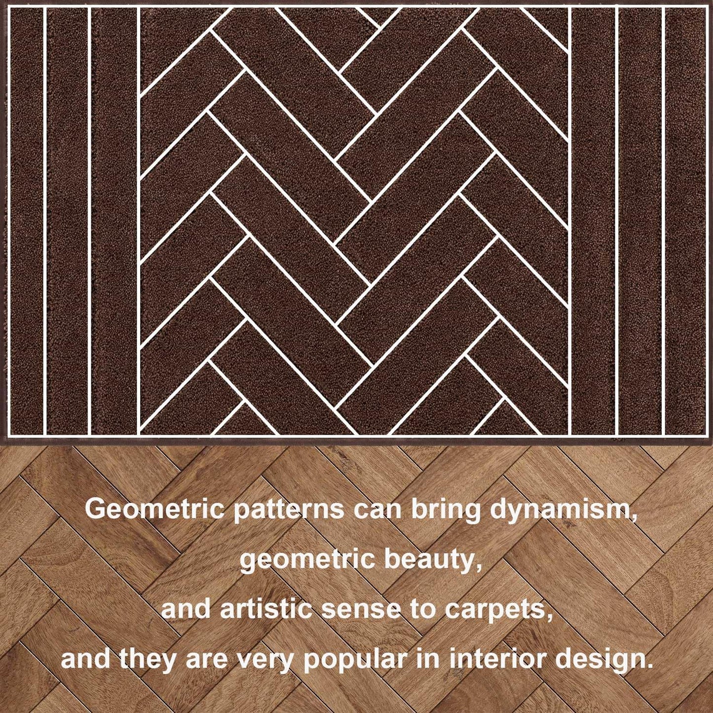 Tindbea Dog Mat for Muddy Paws,Absorbs Moisture Dirt Non-Slip Washable Mud Mat for Dogs,Soft Rubber Backing Front Inside Pet Rug for Entryway, Mud Dog Paws, Patio(20"x31.5",Coffee)