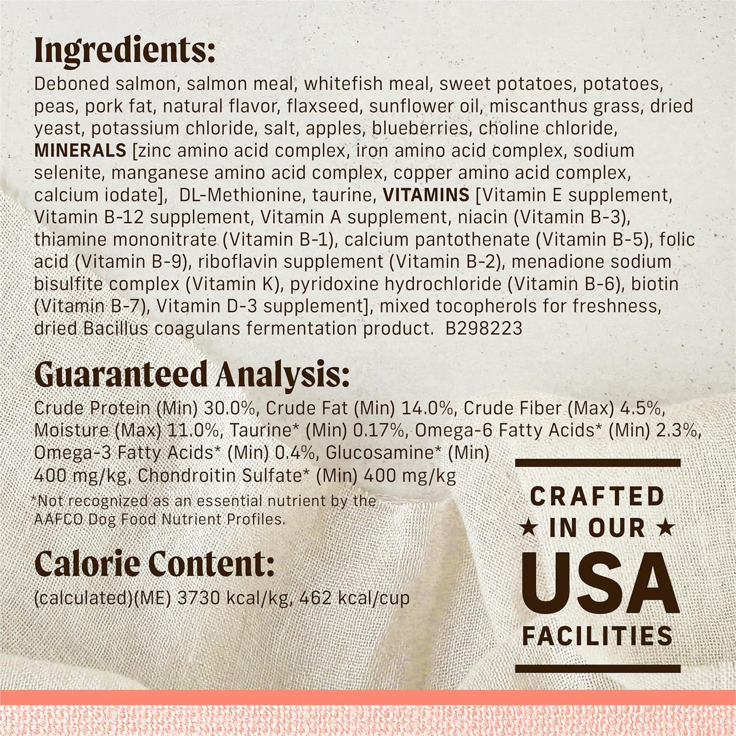 Merrick Lil’ Plates Premium Grain Free Dry Dog Food for Small Dogs, Real Salmon and Sweet Potato Kibble - 4.0 lb. Bag