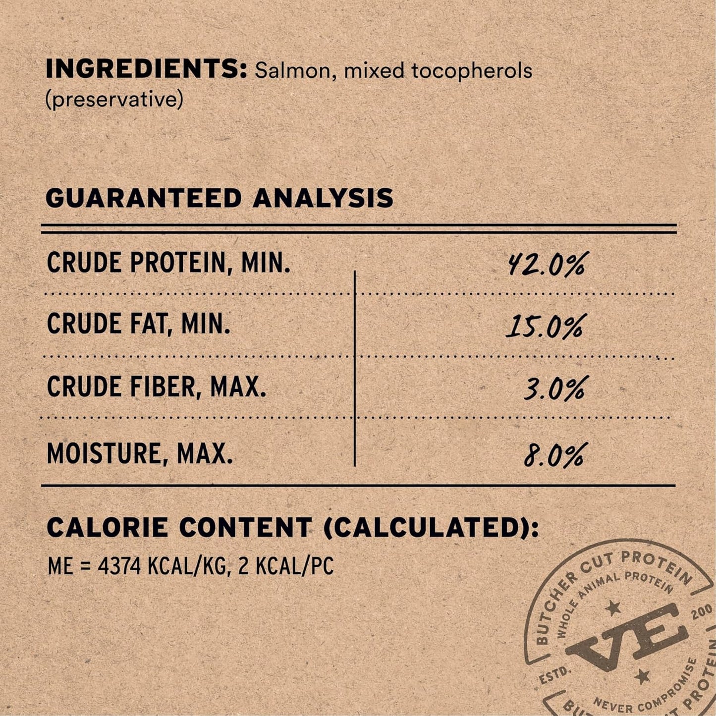 Vital Essentials Salmon Bites Dog Treats, 2.5 oz | Freeze-Dried Raw | Single Protein | Premium Quality High Protein Training Treats | Grain Free, Gluten Free, Filler Free