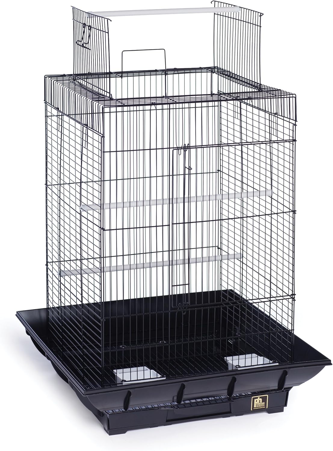 Prevue Hendryx SP851B/B Clean Life Play Top Cage, Black