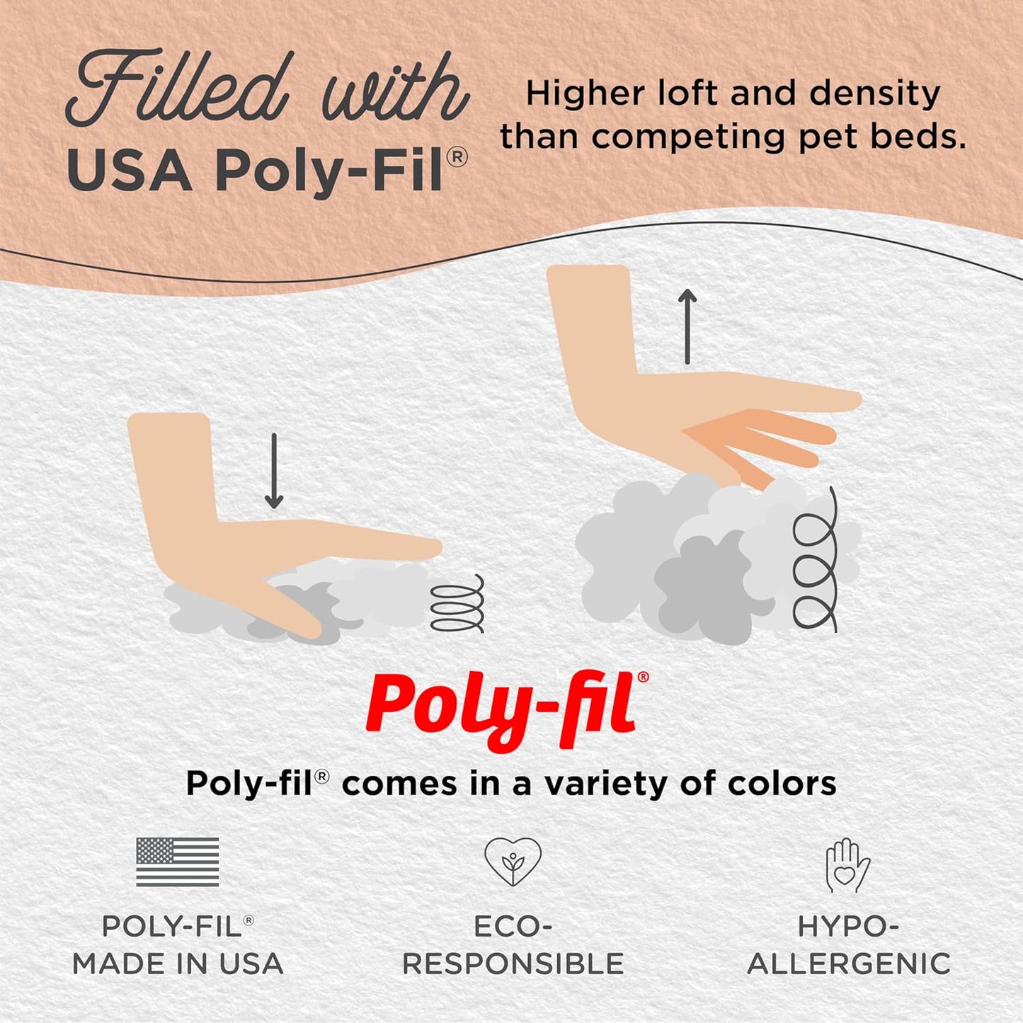 Best Friends by Sheri Original Calming Donut Dog and Cat Bed, Lux Faux Fur, Oyster, XS (18in x 18in) - Anxiety Relief for Pets Up to 10 lbs