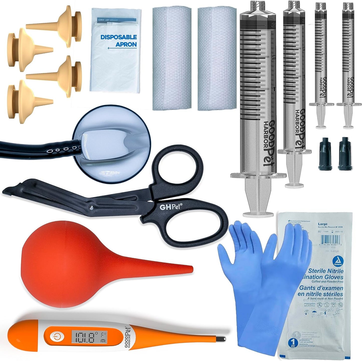 GoodHarborPet|Birthing Essentials Kit for Newborn Puppy, Kitten & Pets