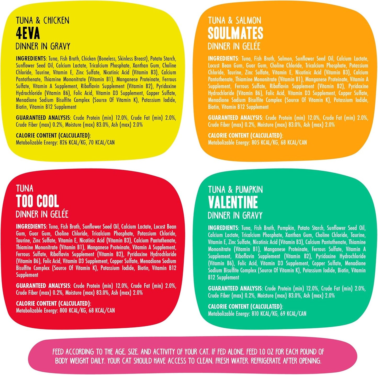 Weruva BFF Minced Natural Wet Cat Food, Batch O Besties Variety Pack, 3oz Can, Pack of 12